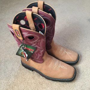 Rocky Mountain Women's Farmstead Boot Purple/Brown NWT